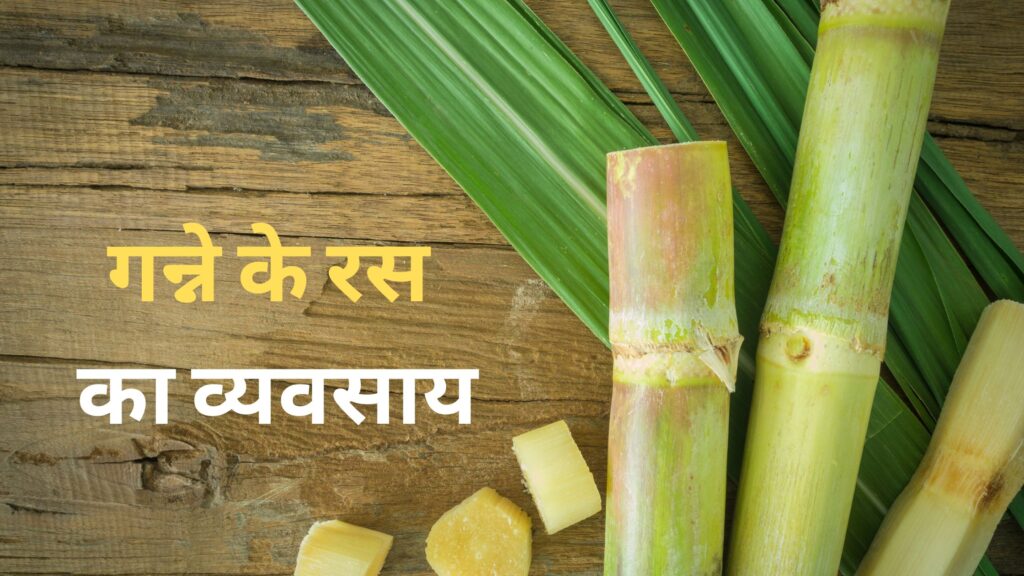 Sugarcane Juice Business in Hindi